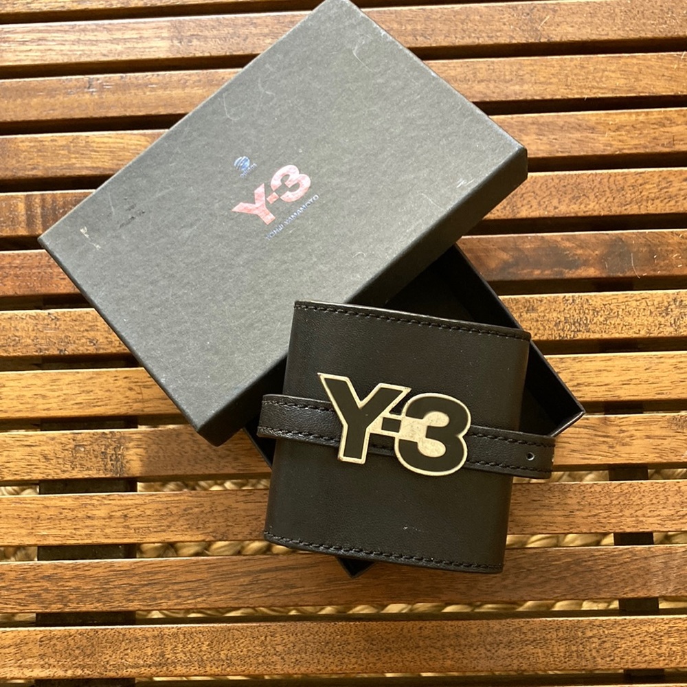 Y-3 Leather Cuff Bracelet